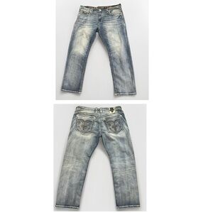 Rock Revival Oren Straight Jeans Size 44 Mens